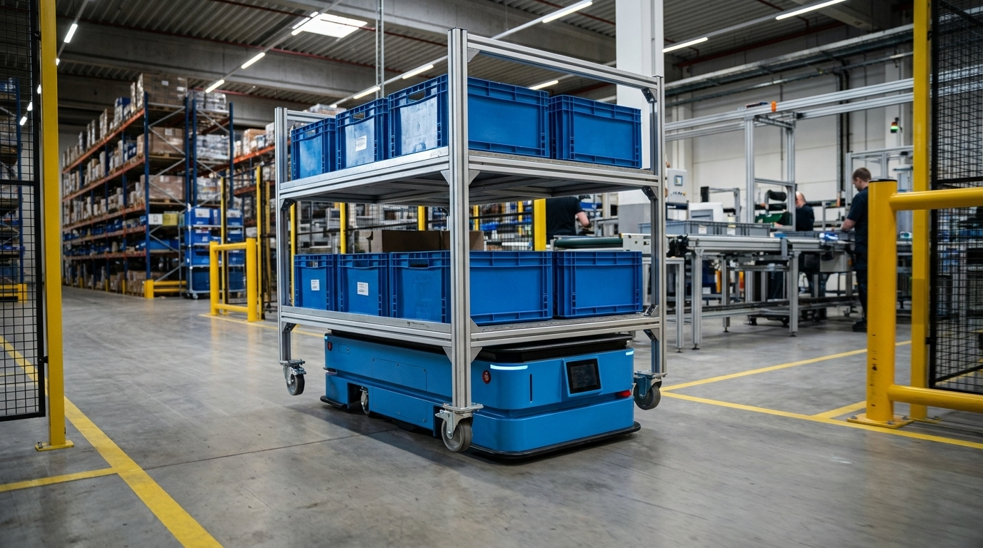 FlexMove2000H6 in use — Rack & Cart Transfer